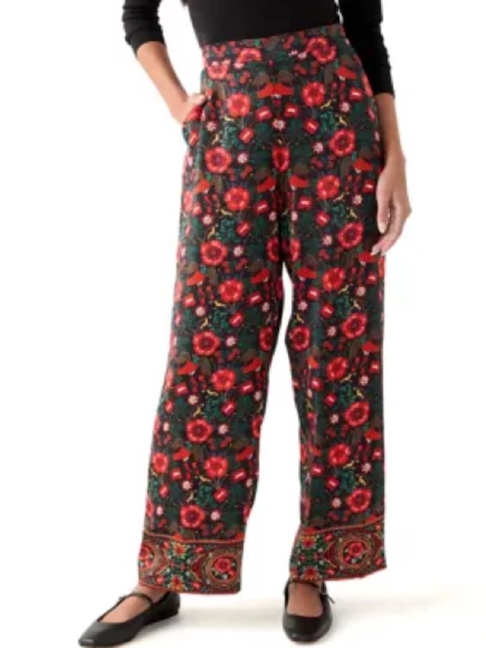 Philosophy Border Printed Pants